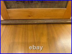 Big Sky Carver's Wooden Trout Cabinet, Fly Fishing Carved Wood Panel