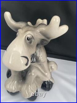 Big Sky Carvers 12 Moose Cookie Jar Bearfoots Tabletop Phyllis Driscoll Exc