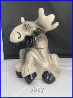 Big Sky Carvers 12 Moose Cookie Jar Bearfoots Tabletop Phyllis Driscoll Exc