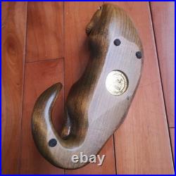 Big Sky Carvers 12 Wood Carved Otter Master's Edition, Bozeman, Mt 540/1250