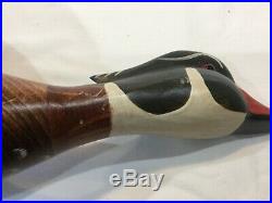 Big Sky Carvers 13 carved Wood Duck Decoy Hindley Collection 2004 Montana 2004
