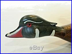 Big Sky Carvers 13 carved Wood Duck Decoy Hindley Collection 2004 Montana 2004