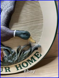 Big Sky Carvers 17 Mallard Duck Welcome To Our Home Wood Wall Plaque Decor