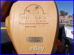 Big Sky Carvers 19 Wood Carved Painted Pintail Duck Decoy Display Chris Linn
