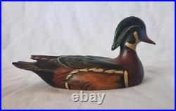 Big Sky Carvers 1999 Kissy Durham WOOD DUCK Hand Carved Figurine 8