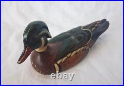 Big Sky Carvers 1999 Kissy Durham WOOD DUCK Hand Carved Figurine 8