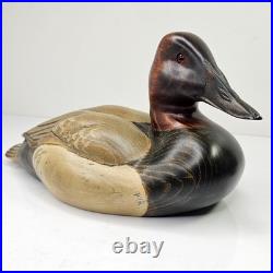 Big Sky Carvers 2002 Tommy Valdez Signed Wood Duck Decoy #6/26 Hand Carved 11