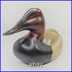 Big Sky Carvers 2002 Tommy Valdez Signed Wood Duck Decoy #6/26 Hand Carved 11