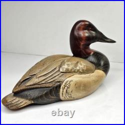 Big Sky Carvers 2002 Tommy Valdez Signed Wood Duck Decoy #6/26 Hand Carved 11
