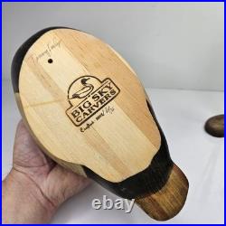 Big Sky Carvers 2002 Tommy Valdez Signed Wood Duck Decoy #6/26 Hand Carved 11