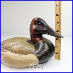 Big Sky Carvers 2002 Tommy Valdez Signed Wood Duck Decoy #6/26 Hand Carved 11