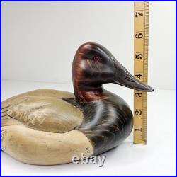 Big Sky Carvers 2002 Tommy Valdez Signed Wood Duck Decoy #6/26 Hand Carved 11