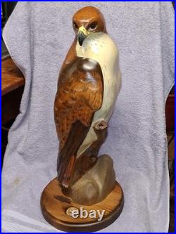 Big Sky Carvers 24 Masters Edition 91 of 1250 Red Tail Hawk KW White DAMAGED