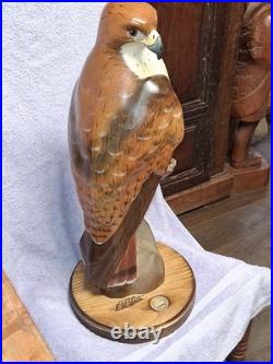 Big Sky Carvers 24 Masters Edition 91 of 1250 Red Tail Hawk KW White DAMAGED