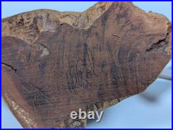 Big Sky Carvers 7 Hand Carved Wooden Sockeye Salmon Signed Bill Reel Burl Base