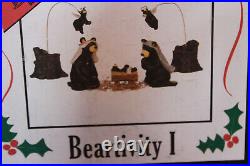 Big Sky Carvers 7 Piece Bearfoots Beartivity 1 Nativity Set Artist Jeff Fleming