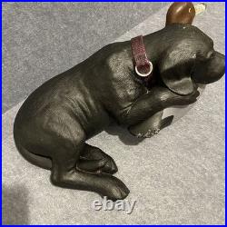 Big Sky Carvers After Practice Bradford Williams Black Lab Duck Decoy Figurine