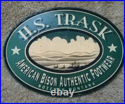 Big Sky Carvers American Bison Footwear Sign/Hand Painted/ H. S. Trask-Bozeman MT
