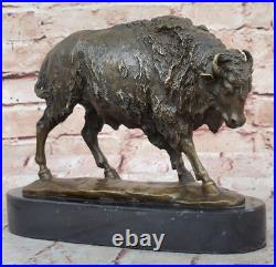Big Sky Carvers American Icon Bison Buffalo Cast Bronze Sculpture Barye Figure