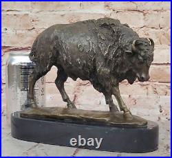 Big Sky Carvers American Icon Bison Buffalo Cast Bronze Sculpture Barye Figure