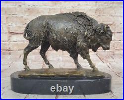 Big Sky Carvers American Icon Bison Buffalo Cast Bronze Sculpture Barye Figure