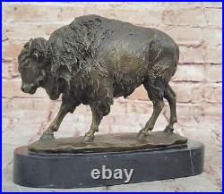 Big Sky Carvers American Icon Bison Buffalo Cast Bronze Sculpture Barye Figure