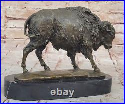 Big Sky Carvers American Icon Bison Buffalo Cast Bronze Sculpture Barye Figure