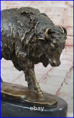 Big Sky Carvers American Icon Bison Buffalo Cast Bronze Sculpture Barye Figure