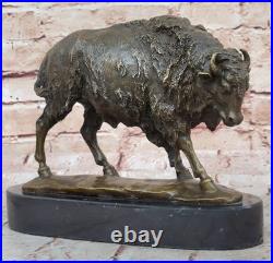Big Sky Carvers American Icon Bison Buffalo Cast Bronze Sculpture Barye Sale NR