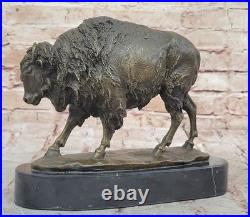 Big Sky Carvers American Icon Bison Buffalo Cast Bronze Sculpture Barye Sale NR