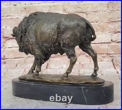 Big Sky Carvers American Icon Bison Buffalo Cast Bronze Sculpture Barye Sale NR