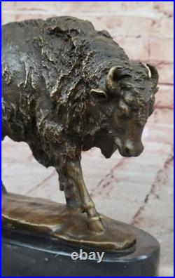 Big Sky Carvers American Icon Bison Buffalo Cast Bronze Sculpture Barye Sale NR