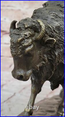 Big Sky Carvers American Icon Bison Buffalo Cast Bronze Sculpture Barye Sale NR