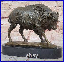 Big Sky Carvers American Icon Bison Buffalo Cast Bronze Sculpture Statue Barye