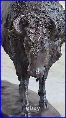 Big Sky Carvers American Icon Bison Buffalo Cast Bronze Sculpture Statue Kauba