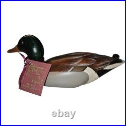 Big Sky Carvers American Miniature Series Mallard Duck Wood Decoy Signed Montana