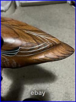 Big Sky Carvers Art Decoy Wooden Duck Decoy Large 12 1/2