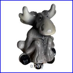 Big Sky Carvers Barefoots Moose Cookie Jar Phyllis Driscoll Lodge Cabin Decor
