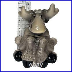 Big Sky Carvers Barefoots Moose Cookie Jar Phyllis Driscoll Lodge Cabin Decor