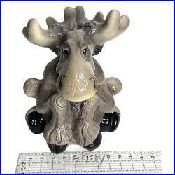 Big Sky Carvers Barefoots Moose Cookie Jar Phyllis Driscoll Lodge Cabin Decor