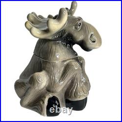 Big Sky Carvers Barefoots Moose Cookie Jar Phyllis Driscoll Lodge Cabin Decor