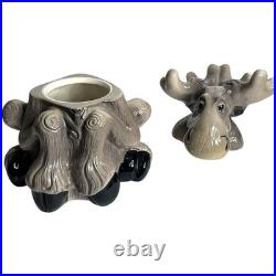 Big Sky Carvers Barefoots Moose Cookie Jar Phyllis Driscoll Lodge Cabin Decor