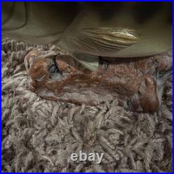 Big Sky Carvers Bass B. Reel, Burl Wood With Bass On Top. 8.5 L X 4.5 T X 2W