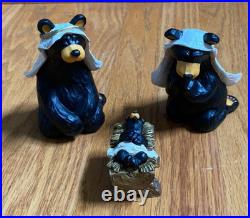 Big Sky Carvers Bear Foots Beartivity I II III 20pc Christmas Nativity Fleming
