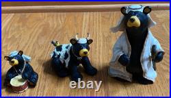 Big Sky Carvers Bear Foots Beartivity I II III 20pc Christmas Nativity Fleming
