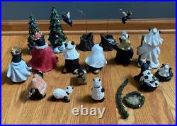 Big Sky Carvers Bear Foots Beartivity I II III 20pc Christmas Nativity Fleming
