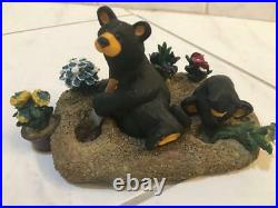 Big Sky Carvers Bear Mama & Baby Jade Garden Jeff Fleming Bearfoot Figurine