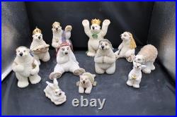 Big Sky Carvers Bear Polartivity I & II by Phyllis Driscoll Nativity Christmas