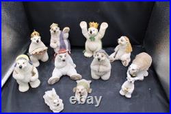 Big Sky Carvers Bear Polartivity I & II by Phyllis Driscoll Nativity Christmas
