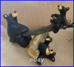 Big Sky Carvers Bearfoot Bears Outdoor Fun. By Jeff Fleming. 5 Pieces